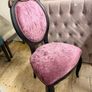 antique occasional French hand carved chair Image 4