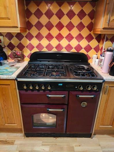 Rangemaster Classic 90 Duel Fuel Rangecooker Burgundy For Sale in ...