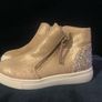 Girls gold ankle boots Image 2