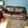 Two Leather Sofas Image 3