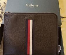 New Mulberry Leather IPad or Documents Pouch