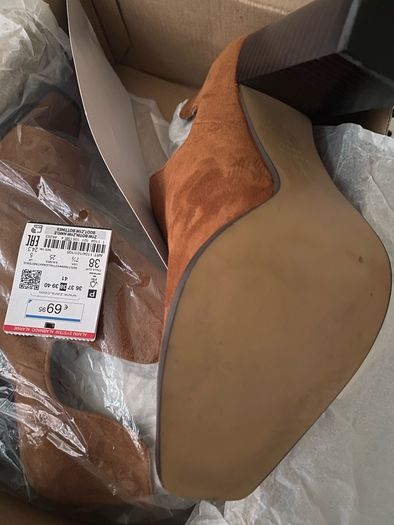 Zara leather women's shoes