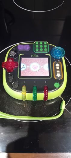 Green Leapfrog Rockit Twist Educational Learning Game toy console handheld