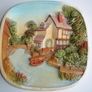 Two  Vintage Legends England 3D Chalkware On the Riverbank   Plaques Wall Art Image 2
