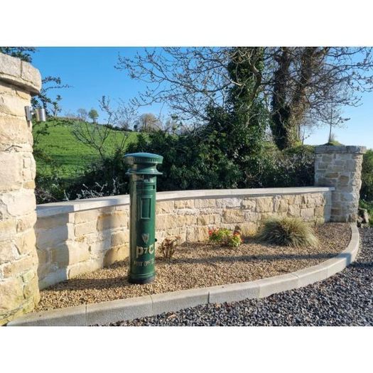 Tall Cast Iron Post Box CH-R1789B