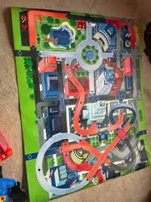Hot wheels mat