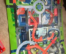 Hot wheels mat