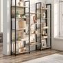 Storage Shelves bookcase with 14 shelves Oak colour Image 3