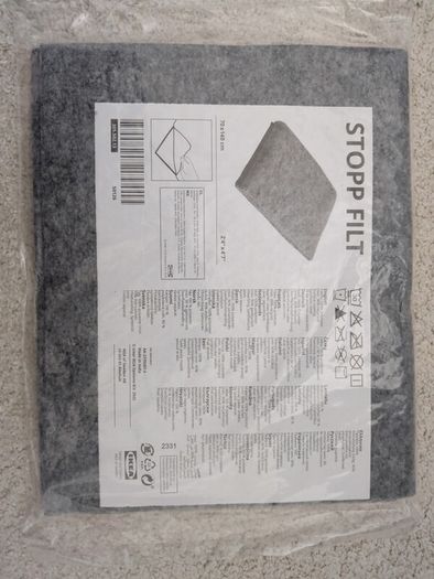 4 x IKEA STOPP FILT Anti Slip Rug Underlays, 70 x 140 cm, Brand New