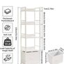 Aibiju 5 Tier Ladder Shelf White Image 2