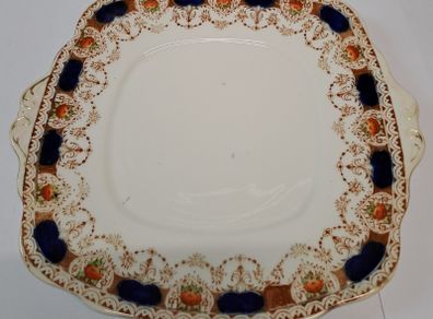 Antique Imari style cake plate
