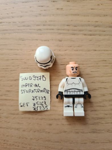 lego sw0997b imperial stormtrooper, set 75229, 75262, 75235