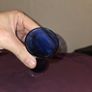 Vintage Cobalt Blue Bud Vase Image 4