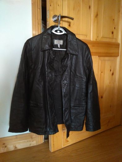 GEORGIO ARMANI black leather women's jacket