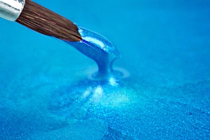 Pigment powder for epoxy resin