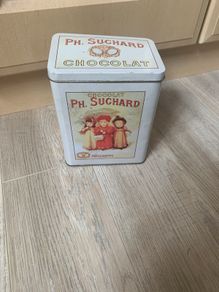 Vintage Chocolat Ph. Suchard Neuchatel Tin