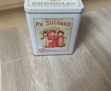 Vintage Chocolat Ph. Suchard Neuchatel Tin