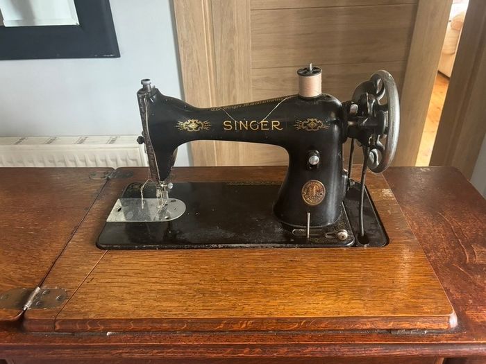 Vintage Singer treadle sewing machine