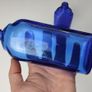 392 - Set of Two Beautiful Vintage Cobalt Blue Glass Decorative Collectible Optrex Bottles Image 2