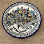 Jerusalem vintage multi colour souvenir  plate Image 3
