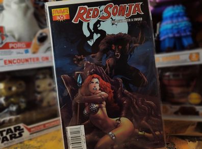 Red Sonja ! Issue #35 ! Mel Rubi Variant Cover ! 2008 ! by Dynamite Entertainment !