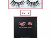 Magnetic Eyelashes with Magnetic Eyeliner and Tweezer - 3 Pair Set - Long Lashes - Size 6D-45
