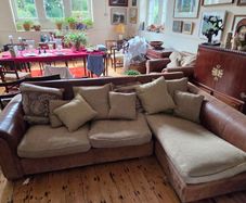 L-Couch and Matching Arm Chair