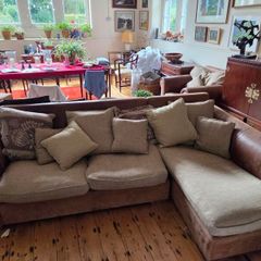 L-Couch and Matching Arm Chair