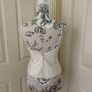 Vintage Flores & Flores Cream Textured Bustier Top-Size 10 Image 4
