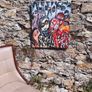 Original Acrylic Painting  Faces of War II Image 2