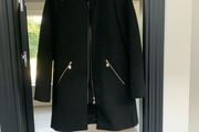 Zara Black /Gold zip Coat
