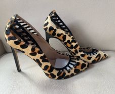 River Island Leopard High Heel Shoes