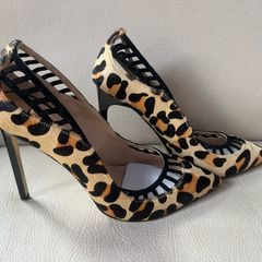 River Island Leopard High Heel Shoes