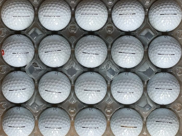 20 used Titleist Pro V1x grade B golf balls