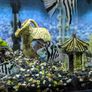 blue parrot cichlid Image 4