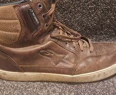 Alpine Star waterproof J-6 Motorcycle boots.