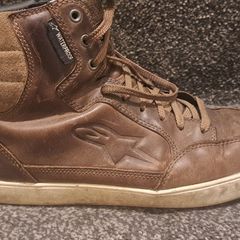 Alpine Star waterproof J-6 Motorcycle boots.
