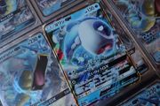 Wishiwashi GX ! Half Art ! Double Rare ! From Tag Team GX: Tag All Stars Set ! 2019 ! Japanese Pokemon Card !