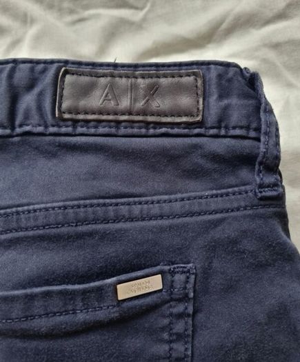 Armani j10 cotton pants size 29/29 zip fly navy in excellent condition