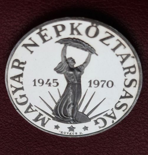 Hungary / Magyar  50 Forint Liberation Silver Coin