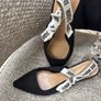 Black sling backs Image 5