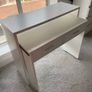 White Extendable Home Office Desk with Storage Image 6