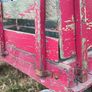 Vintage American Hand-Built Red Wooden Wagon Image 5