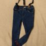 Blue Jeans With Braces Image 5