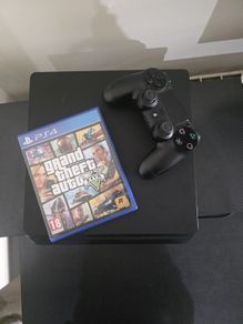PS4 Slim 1TB + Controller + GTA V + All Cables