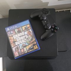 PS4 Slim 1TB + Controller + GTA V + All Cables