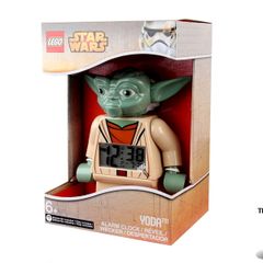 LEGO Star Wars Yoda 7" Figure Digital Alarm Clock With LED Display Brand New Sealed in Box