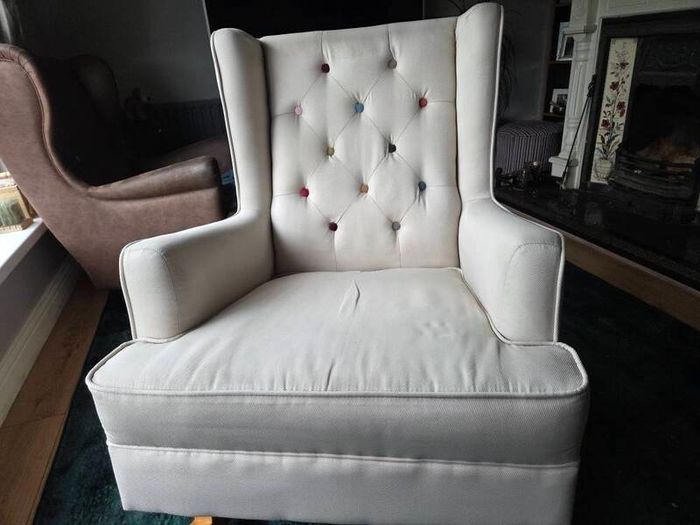 Wing Backed Rocking Chair