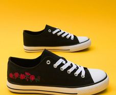 Embroidered Lace Up Shoes size 6