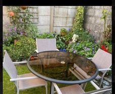 Garden table and chairs